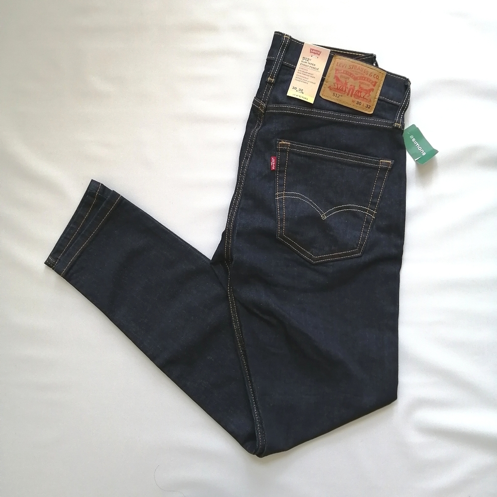 Levi's 512 Blue Jeans 30x32 NWT